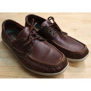 SAS Boat Shoe Decksider Lace Up 10 M Tripad Comfort Moccasin Made In USA